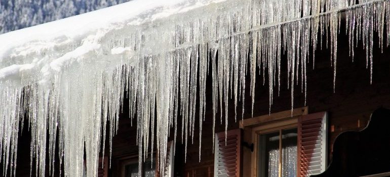 Snow and ice can ruin your gutters.